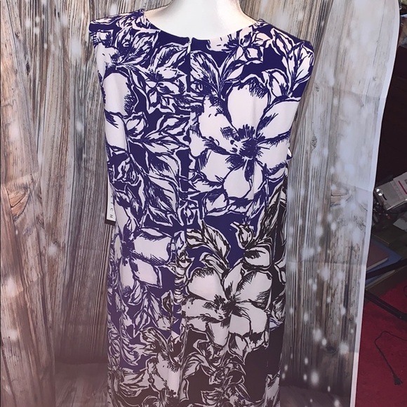 ILE Sleeveless Floral Print Stretchy Dress /NWT - Picture 6 of 9